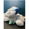 Image 2 : Lot of 2 Alolan Vulpix Pokemon Plushies - 8 inches tall