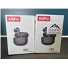 Image 1 : Lot of 2 A40Pro Noise Cancelling True Wireless Earbuds