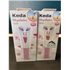 Image 1 : Lot of 2 Keda Depilator Hair Removal Devices