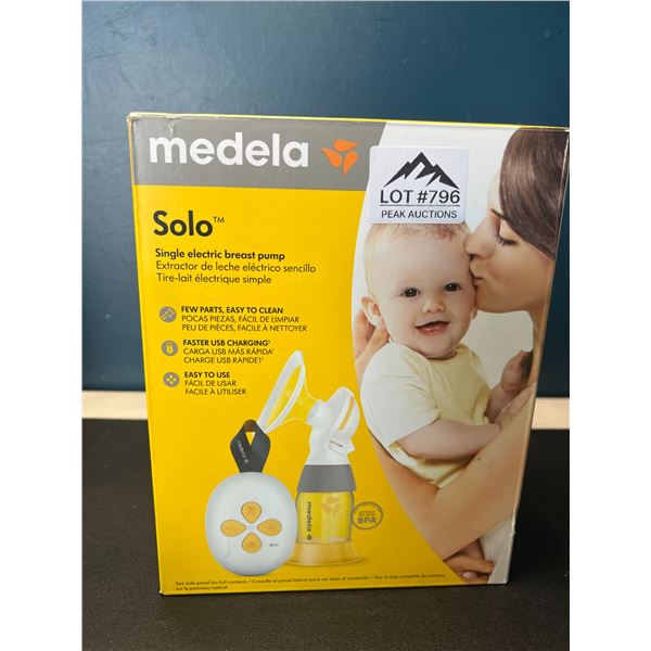 Lot of 1 Medela Solo Single Electric Breast Pump - Brand New SEALED!