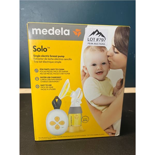 Lot of 1 Medela Solo Single Electric Breast Pump - Brand New SEALED!