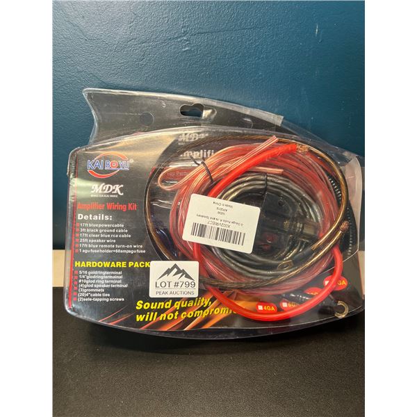 Lot of 1 Amplifier Wiring Kit