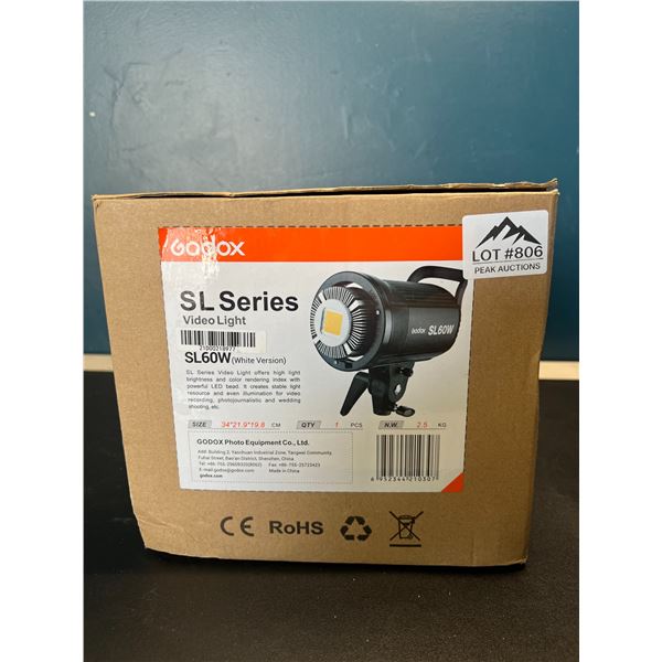 Lot of 1 Godox SL Series Video Light
