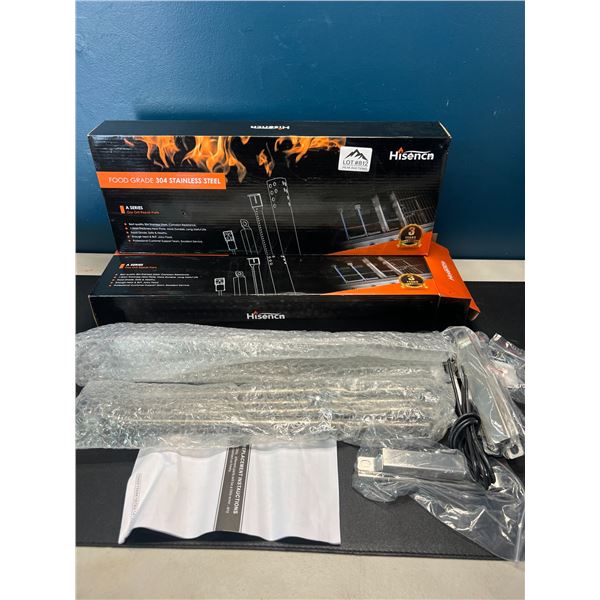 Lot of 2 Hisencn Stainless Steel Gas Grill Repair Parts