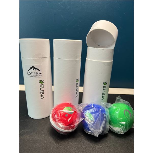 Lot of 3 Packs of Elibia Stress-Relief Balls (3pcs per pack)