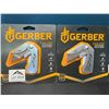 Image 1 : Lot of 2 Gerber E.A.B. Lite Clip Folding Utility Knives