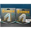 Image 1 : Lot of 2 Gerber E.A.B. Clip Folding Pocket Utility Knives