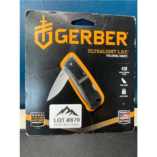 Lot of 1 Gerber Ultralight L.S.T. Folding Knife