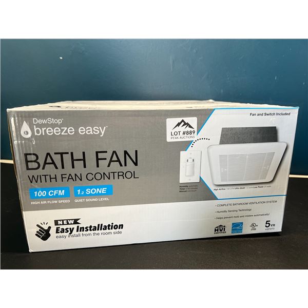 Lot of 1 Bath Fan with Remote Control