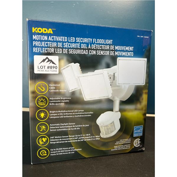 Lot of 1 Koda Motion-Activated LED Security Floodlight