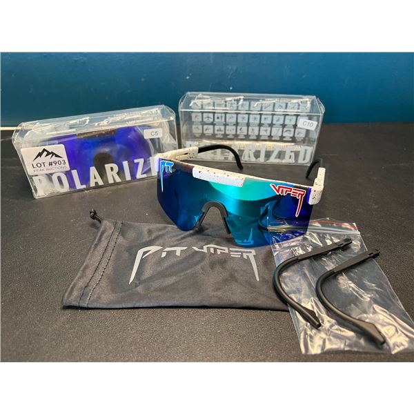Lot of 2 Pit Viper Polarized Sunglasses
