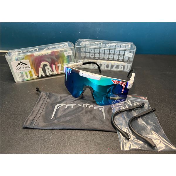 Lot of 2 Pit Viper Polarized Sunglasses