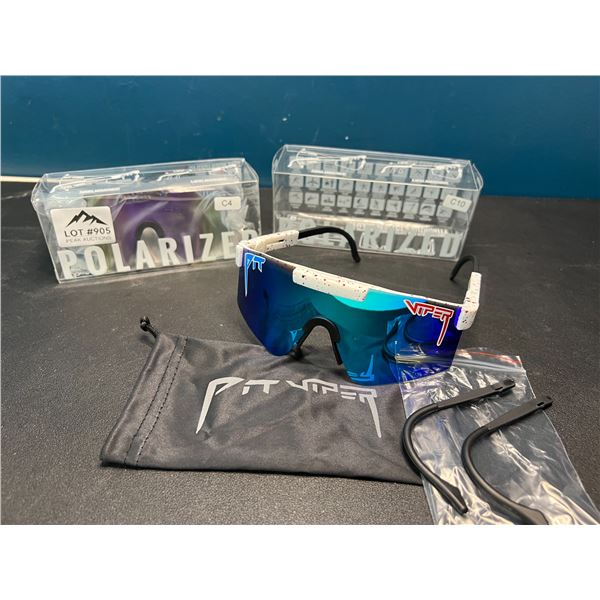 Lot of 2 Pit Viper Polarized Sunglasses