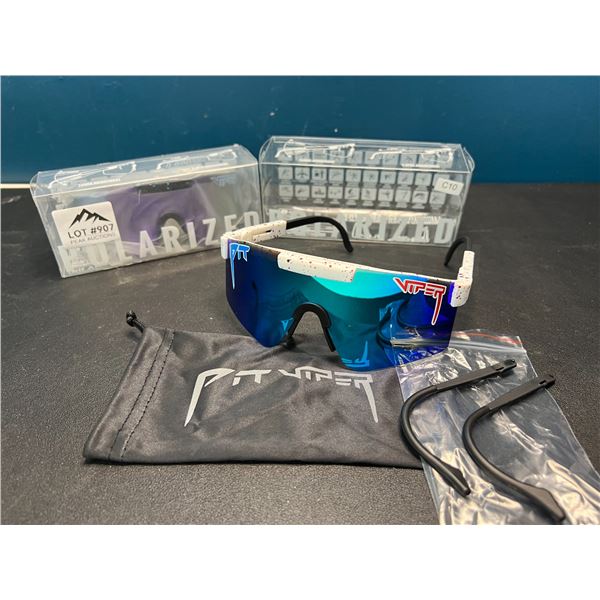 Lot of 2 Pit Viper Polarized Sunglasses