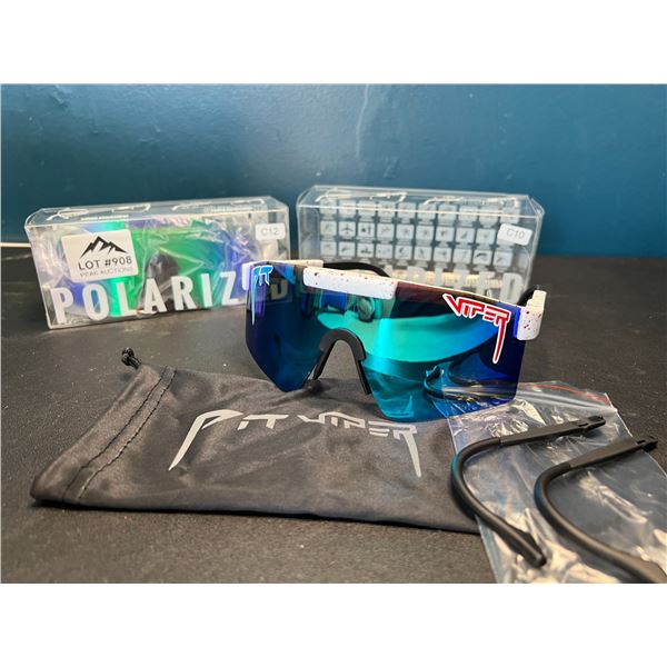 Lot of 2 Pit Viper Polarized Sunglasses