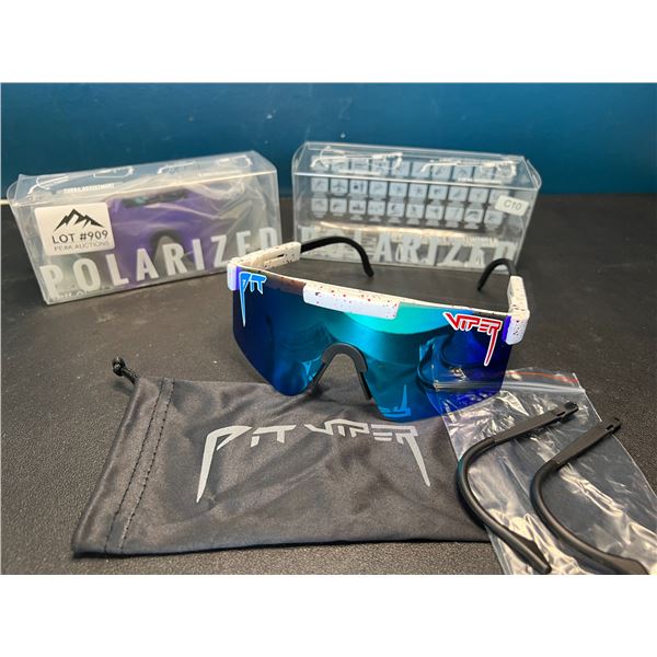 Lot of 2 Pit Viper Polarized Sunglasses