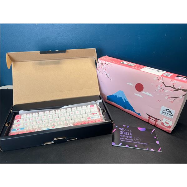 Lot of 1 Akko World Tour Tokyo R2 Mechanical Gaming Keyboard - Pink