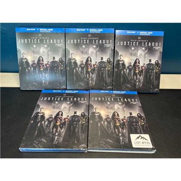 Lot of 5 Blu-Ray Justice League DVD's