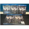Image 1 : Lot of 5 Blu-Ray Justice League DVD's