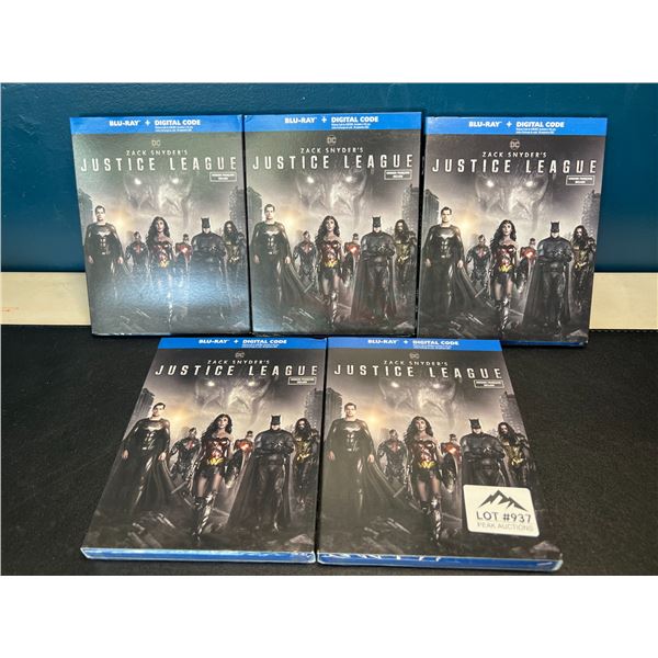 Lot of 5 Blu-Ray Justice League DVD's