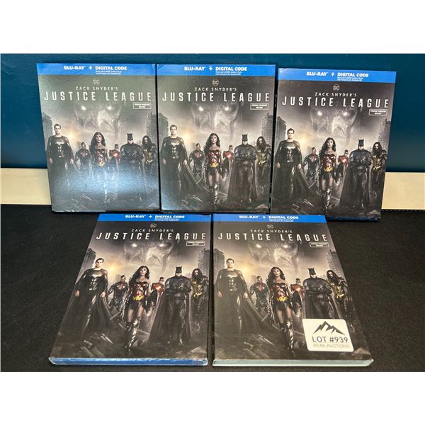 Lot of 5 Blu-Ray Justice League DVD's