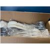 Image 3 : Lot of 1 Box of Velvet Coat Hangers - Pack of 50 - Cream Color