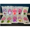 Image 1 : Lot of 10 Packs of High-Quality Hemway Craft Glitters - Assorted Colours