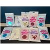 Image 1 : Lot of 10 Packs of High-Quality Hemway Craft Glitters - Assorted Colours