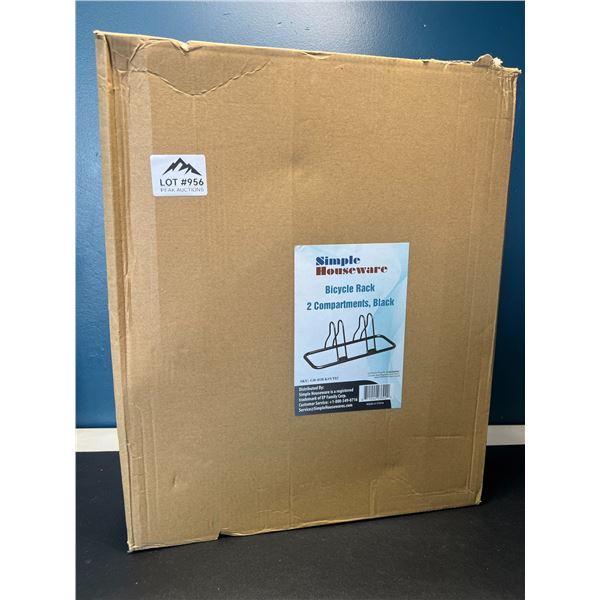 Lot of 1 Bicycle Rack - 2 Compartments - Black