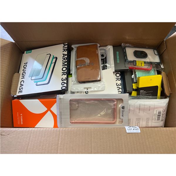 Lot of 1 Box Full of Assorted iPhone Cases