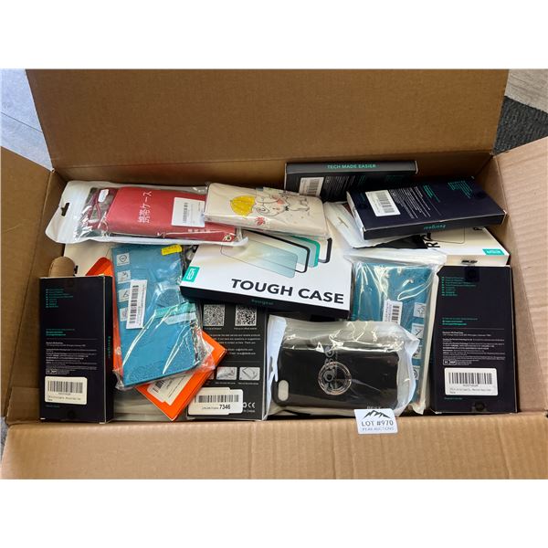 Lot of 1 Box Full of Assorted iPhone Cases