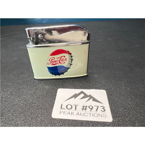 Lot of 1 Rare Pepsi Cola Vintage Hamilton Deluxe Lighter