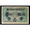 Image 2 : 1917 Imperial Germany 5 Mark Note P# 56B Grades Choice AU/BU Slider