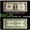 1923 $1 large size Blue Seal Silver Certificate, Fr-237 Signatures of Speelman & White Grades vf, ve