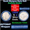 Image 1 : Buffalo Nickel Shotgun Roll in Old Bank Style 'Abbott Coin Counter & Automat' Wrapper 1936 & p Mint 