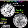 Image 1 : ***Auction Highlight*** 1941-s Mercury Dime 10c Graded GEM++ FSB BY USCG (fc)