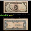 Image 1 : 1943 Philippines Under Japanese Occupation 1 Peso Note P# 109A Grades vf+