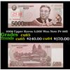 Image 1 : 2009 Upper Korea 5,000 Won Note P# 66S Grades Gem CU