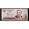 Image 2 : 2009 Upper Korea 5,000 Won Note P# 66S Grades Gem CU