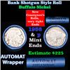 Image 1 : Buffalo Nickel Shotgun Roll in Old Bank Style 'Abbott Coin Counter & Automat' Wrapper 1936 & p Mint 