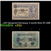 Image 1 : 1917 Imeprial Germany 5 mark Note P# 56B Grades vf++