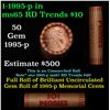 Image 1 : Shotgun Lincoln 1c roll, 1995-p 50 pcs Brandt Wrapper.