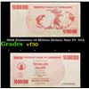 Image 1 : 2008 Zimbabwe 10 Million Dollars Note P#  55A Grades vf++