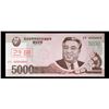 Image 2 : 2009 Upper Korea 5,000 Won Note P# 66s Grades Gem CU