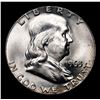 Image 2 : 1963-p Franklin Half Dollar 50c Grades Choice+ Unc
