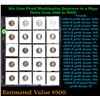 Image 1 : Huge Liifetime Collection - Too Many Coins To Auction Individually - This Lot is For One Page of 20 