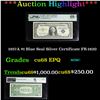 ***Auction Highlight*** 1957A $1 Blue Seal Silver Certificate FR-1620 Graded cu68 EPQ By PMG (fc)