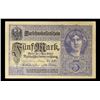 Image 2 : 1917 Imperial Germany 5 Mark Note P# 56A Grades Select AU