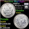 ***Auction Highlight*** 1889-o Morgan Dollar $1 Graded ms64+ BY SEGS (fc)