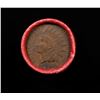 Image 2 : Mixed small cents 1c orig shotgun roll, Wheat Cent, 1896 Indian Cent other end, Coca Cola Brandt Wra